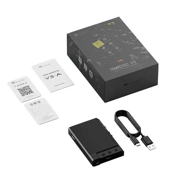 Аудіоплеєр TempoTec V3 Blaze, чорний колір