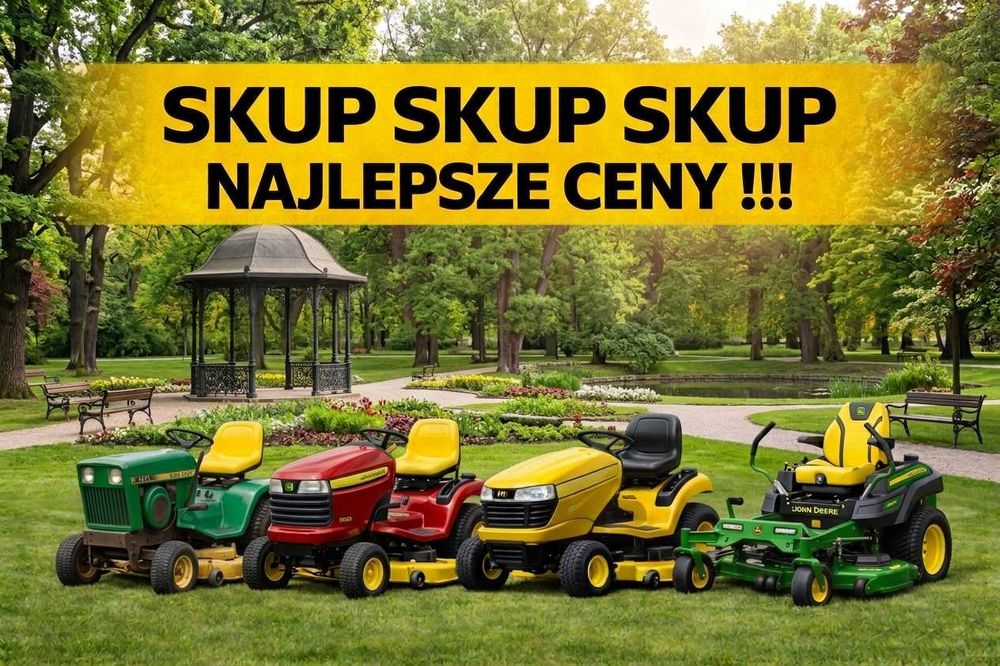 Skup Traktorków kosiarek SKUP TRAKTORKOW Traktorek Ogrodniczy Ogrodowy
