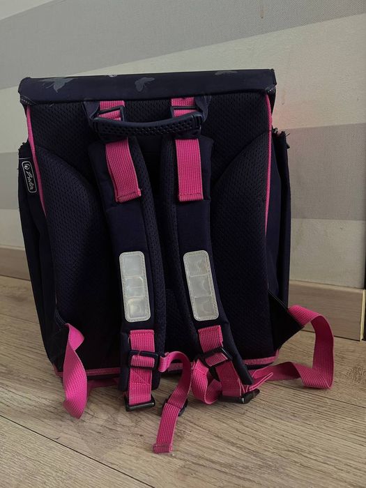 Рюкзак herlitz, розовый в хорошем состоянии