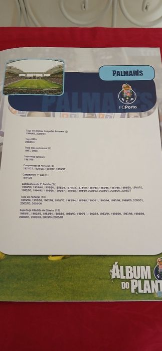 Álbum do Plantel do Futebol Clube do Porto