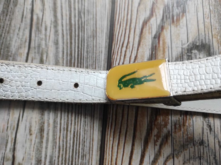 Шкіряний ремінь Lacoste