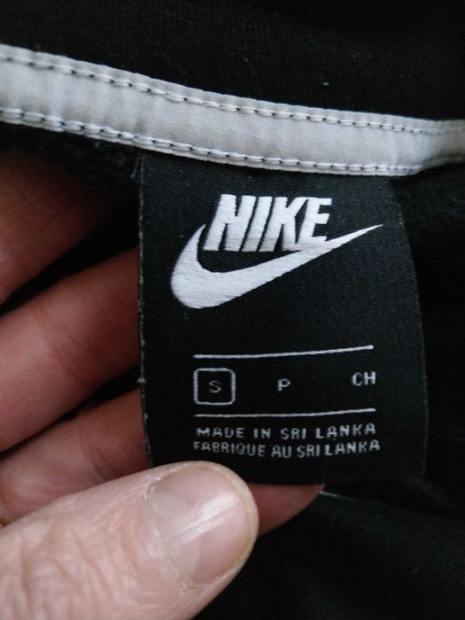 bluza z kapturem top damska badz dziewczeca Nike central logo