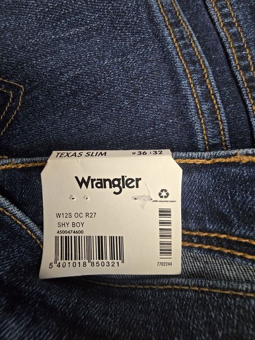 spodnie wrangler texas slim 822 36/32