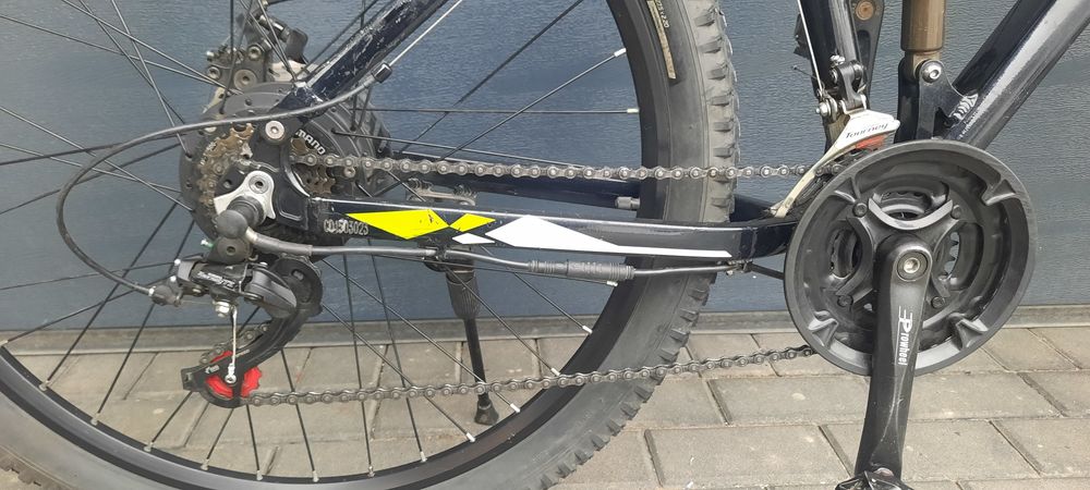 Rower elektryczny Full MTB Italian Power Heda TX 3.0 manetka