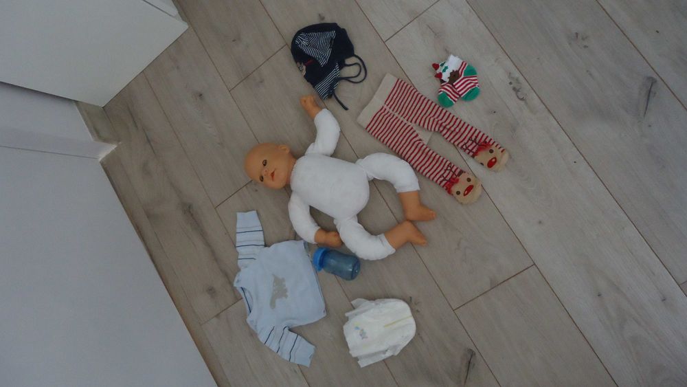 48cm  duża lalka CHOU CHOU bobas 48cm bobas Zapf Creation lalka
