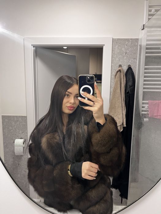 Nowe futro naturalne z lisa finskiego