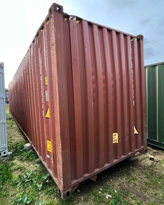 Contentor Marítimo 12 Metros Altura Extra (40 pés HC)