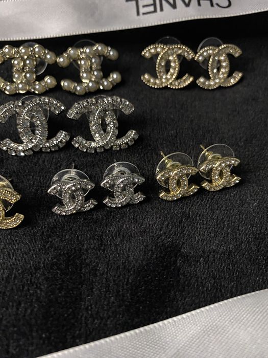 Сережки , серьги шанель , chanel