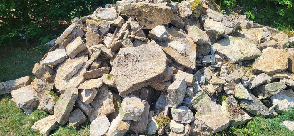 Oddam za darmo kamień piaskowiec wapień okolo 2 ton