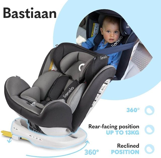 Автокрісло нове Lionelo "Bastiaan" 0-36 кг с isofix, Німеччина