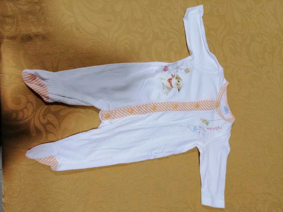 3 babygrows, Chicco, até 1 mês
