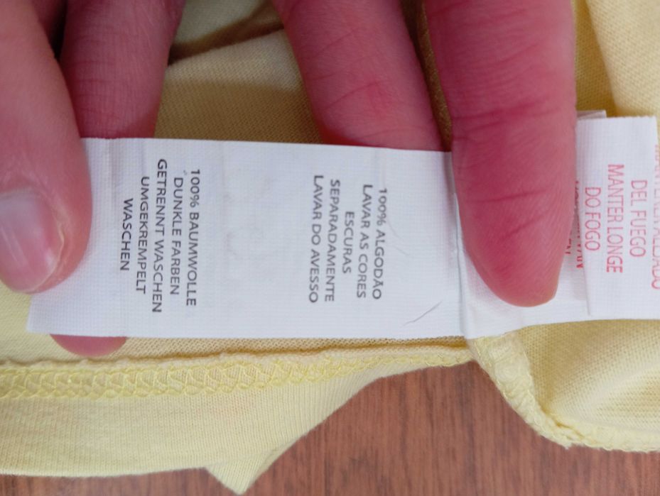 T-shirt amarela - YD