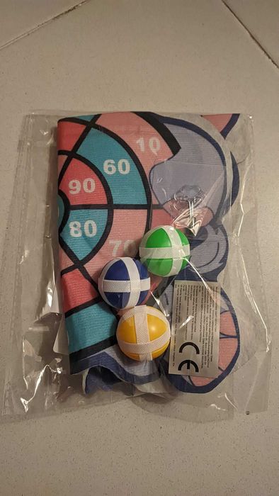 Conjunto de lançamento de bolas adesivas de elefante colorido