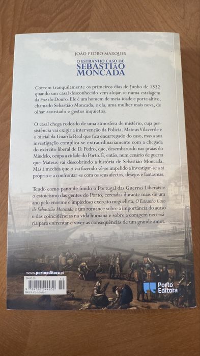 Livro O estranho caso de Sebastiao Moncada