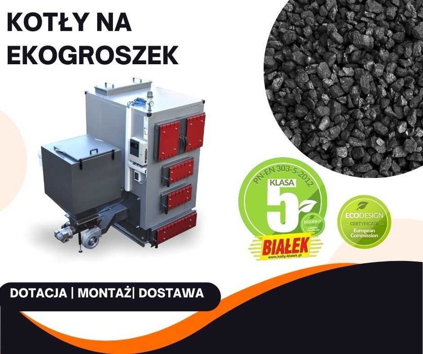 Kocioł PIEC 100 kw z na Ekogroszek 5 klasa ECODESIGN do 1400m2