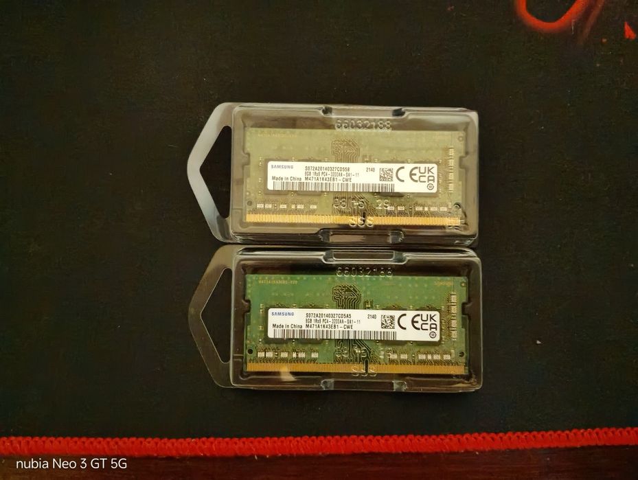 Оперативна пам'ять DDR 4 Samsung 3200 2x8 gb