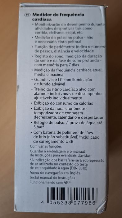 Medidor de frequência cardíaca