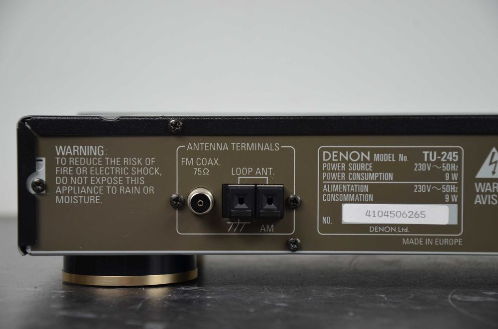 Tuner radiowy DENON TU-245 RDS-TEXT
