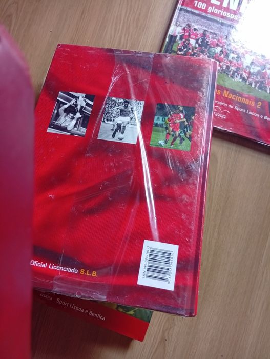 Conjunto de livros sport Lisboa e Benfica