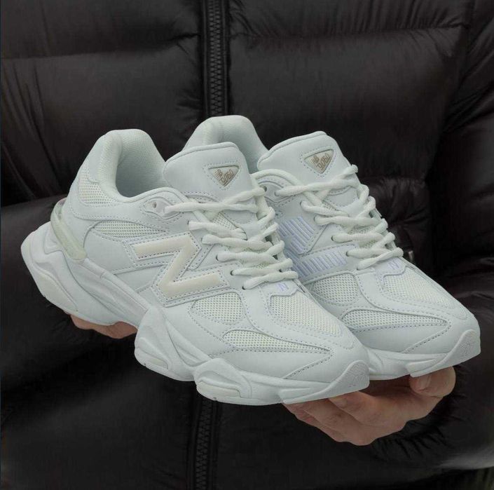 New Balance 9060 Triple White