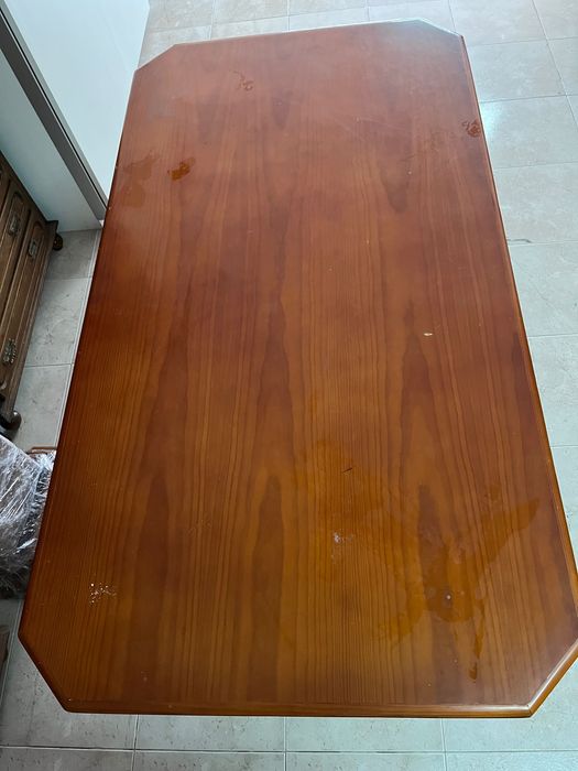 Mesa de cozinha rectangular