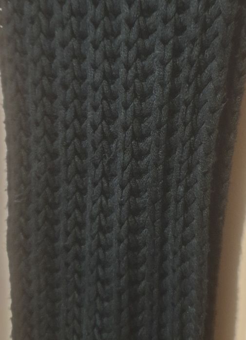Szalik zimowy H&M 250 cm czarny