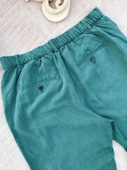 Брюки бананы ZARA M L, с косыми карманами, высокая посадка, оверсайз