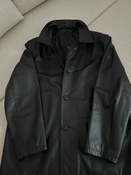 kurtka skórzana czarna męska roz. 50 (L,XL)