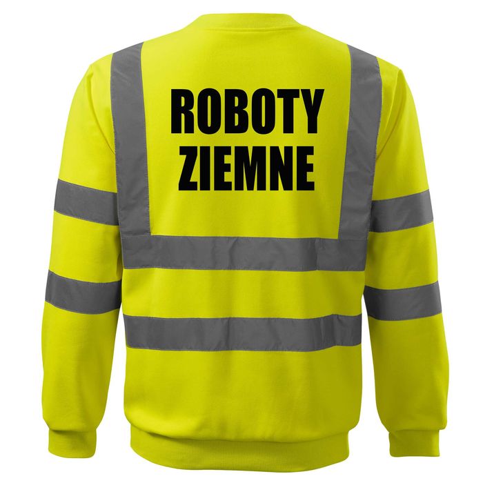 bluza robocza odblaskowa roboty ziemne, bluza robocza roboty ziemne