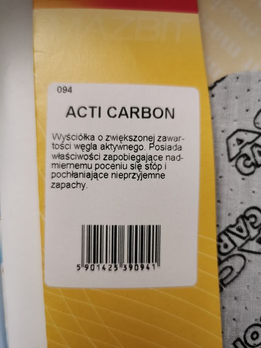 Wkładki do butów Acti Carbon