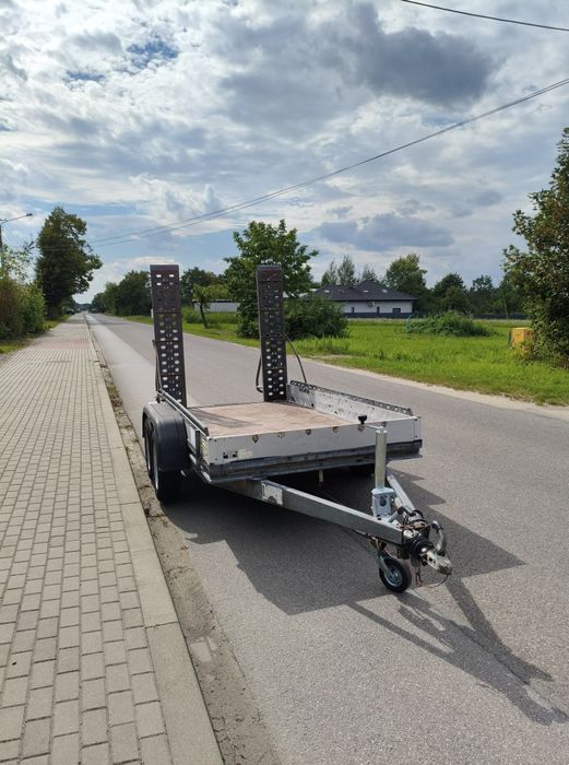 DMC 2700 Mocna przyczepa pod minikoparkę wozidlo