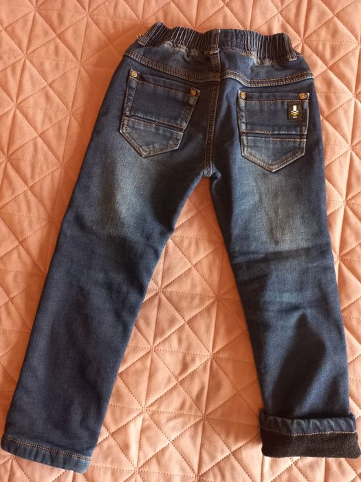 116-120р джинсы на флисе
