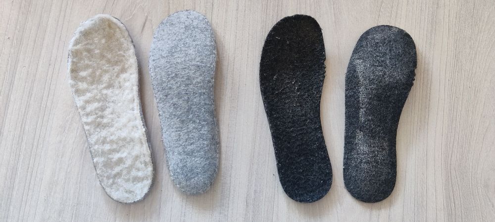 Стельки детские 17 см шерсть и войлок