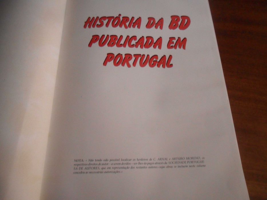 "História da BD Publicada em Portugal" -1a. Parte: Reedição dos Álbuns de O MOSQUITO (1936-47) - 1ª Edição de 1995