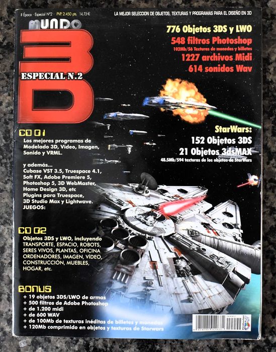 Revista Mundo 3D Especial N.2 + 3 CD-ROM' s