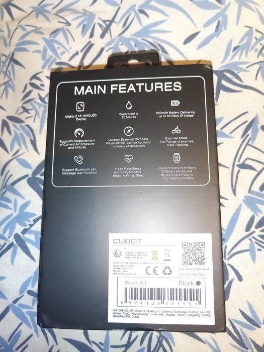 Продам смартчасы CUBOT X1