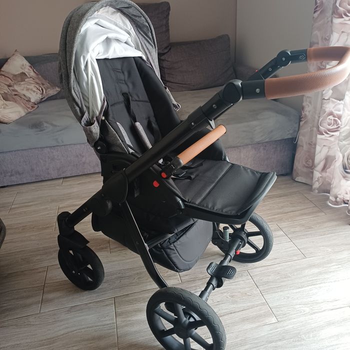 Wózek dziecięcy Dynamic Baby 3w1 | Gondola + Spacerówka + Fotelik + Akcesoria