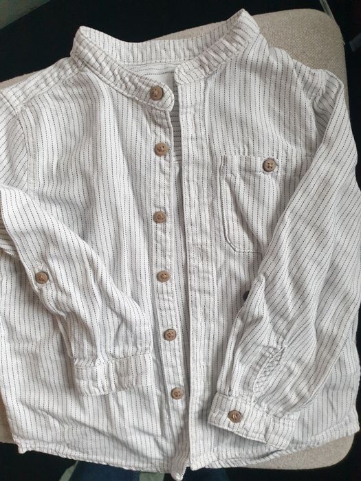 Koszula ze stójką na chłopca r.92