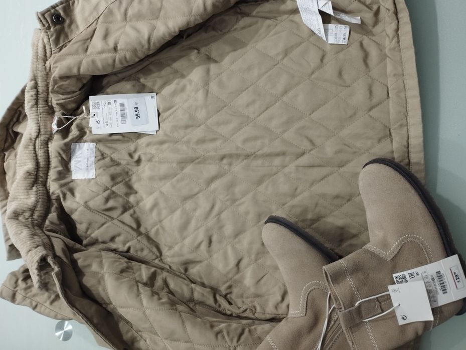 Zara набір, набор, куртка, черевики, ботинки