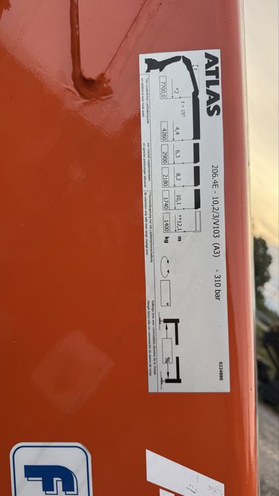 кран маніпулятор Atlas 206.4E