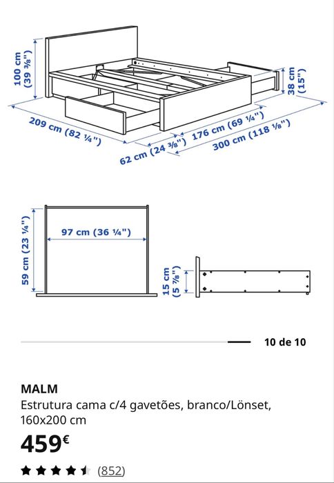 Cama de Casal 160*200