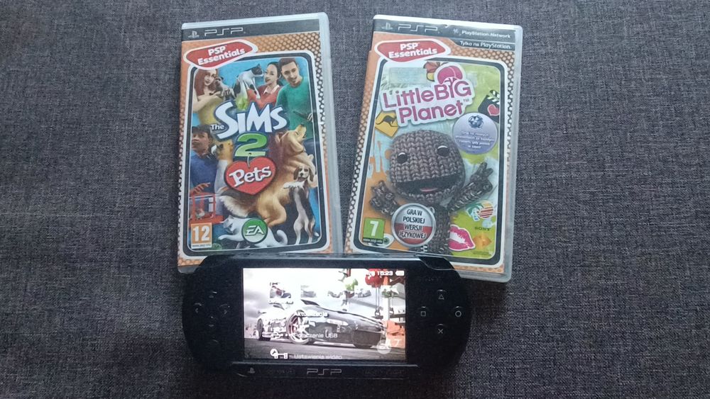 Konsola psp street plus gry