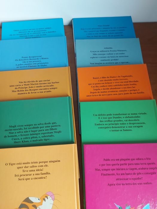 Livros da Disney (10) da Salvat - Clube do Livro