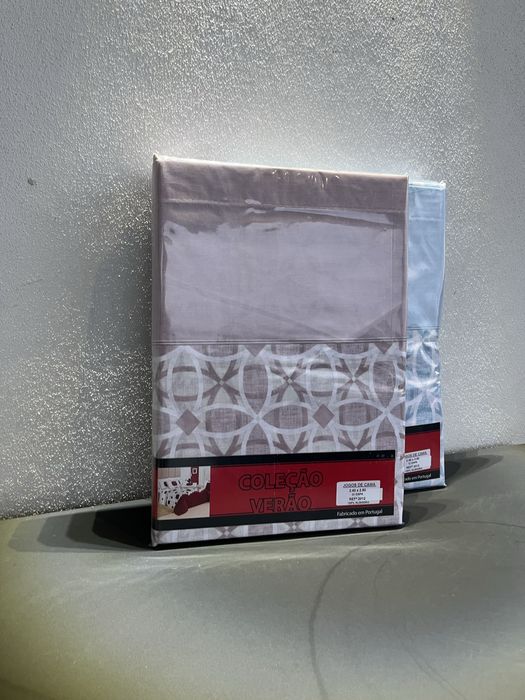 Lençois de verão casal 100% algodão