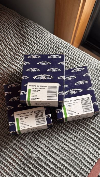 Tintas óleo Winsor & Newton novas para pintura