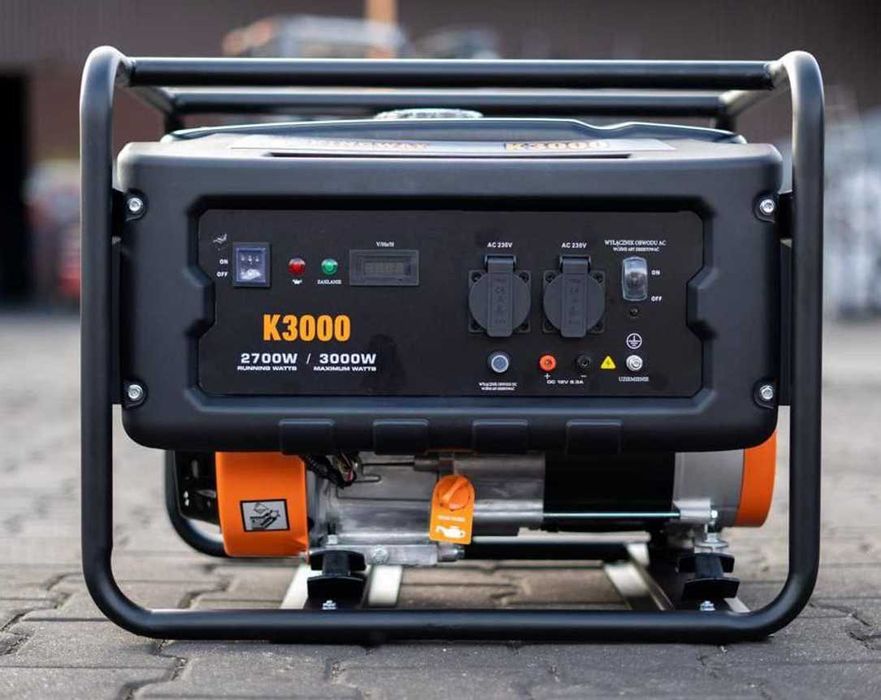 генератор 3 кВт Kingway Польща мідна обмотка бензин AVR однофазний