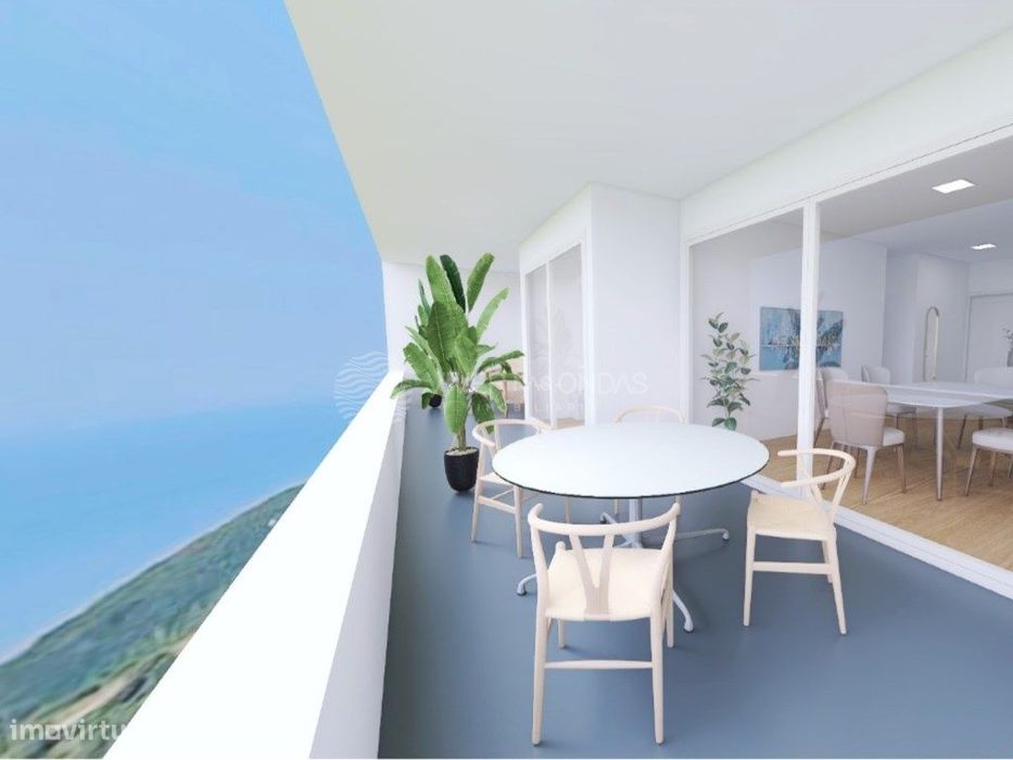 APARTAMENTO T2 - Terraço de 103m2 c/ vista panorâmica | Parqueamento