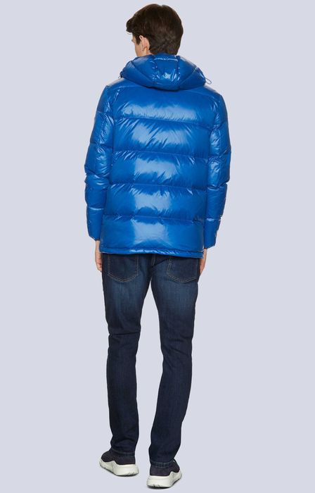 Pikowana, puchowa kurtka z odpinanym kapturem Vistula Red