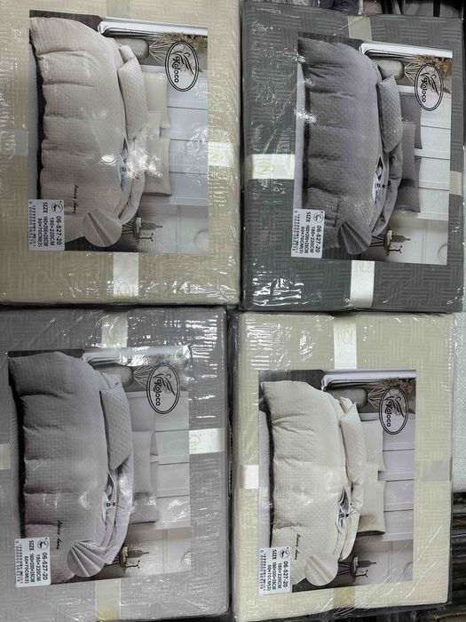 Бавовняна муслінові комплекти білизни "на резинці" «Плетінка» Koloco