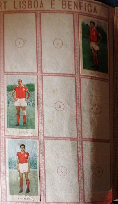 "Caderneta de Cromos Caramelos Campeões da Bola 1960/61 - A Francesa (Incompleta)"